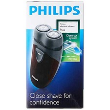 Philips Electric Men Shaver 2-Head Close Cut Cordless AA Battery Powered Travel picture