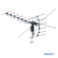Leadzm HDTV 1080P Outdoor Digital Antenna 360° Rotor 230MHz/470-860MHz 110Miles picture