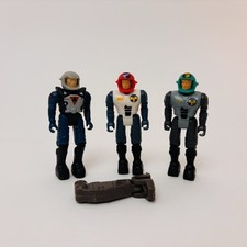 Vintage Coleco 1986 Starcom Set Of 3 Mixed Action Figure Toys Magnet Working picture
