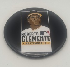 Roberto Clemente Day Pinback Pin Button September 15 Pittsburgh Pirates picture