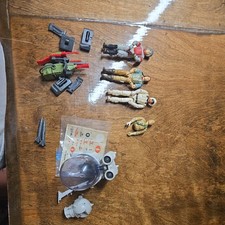 Vintage G.I Joe Figures Duke, Snowjob And Spirit Backpack & Accessories picture