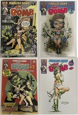 Complete Set of Fearless Dawn The Bomb 1 2 3 4 All Cover B Asylum Press picture