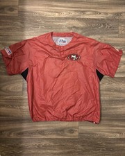 VTG 90s Starter San Francisco 49ers NFL Pro Line Pullover Windbreaker Jacket L picture