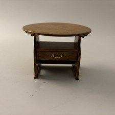 VTG Handcrafted Wood Miniature Dry Sink Cabinet 1984 Dollhouse Furniture  1:12 picture