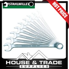 Stahlwille Spanner Set Long Combination 10 Piece 8-19mm Metric 96401007 picture