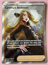 Cynthia's Ambition 169/172 Pokemon Trainer picture