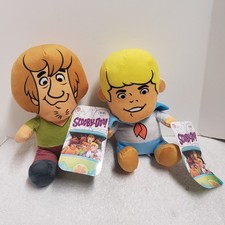 Lot 2 Scooby Doo & the Mystery Gang Fred & Shaggy Plush 7