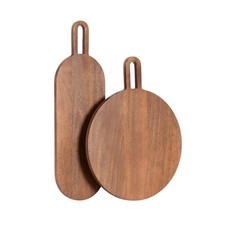 Staven Transitional -Piece Serving Boards Set; 7 x 22 and 14 x 18; Walnut Bro... picture
