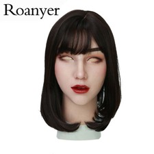 Roanyer Female Realistic Silicone Mask With Mature Makeup Crossdresser Cosplay picture