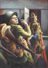 Thomas Hart Benton Shipping Out 1942 World War II American Regionalism picture