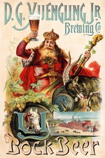D.G. Yuengling Brewing Co. Bock Beer Vintage Poster Print Retro Art 24x36 picture