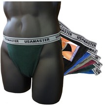 6 PACK MEN'S BRIEF BIKINI 100% BREATHABLE COTTON SEXY UNDERWEAR SIZE SMALL 28-30 picture