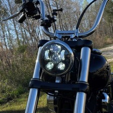 Custom Dynamics CD-575-B 5.75in. LED Halo-Free Headlamp - Black New  picture
