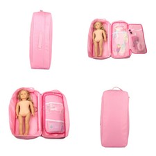 US 18-inch Doll Case Carrier Suitcase Storage Travel for American Girls Doll picture