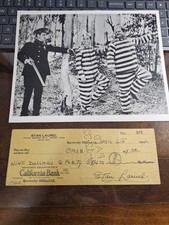 Stan Laurel signed check 4/4/1932 California Bank picture