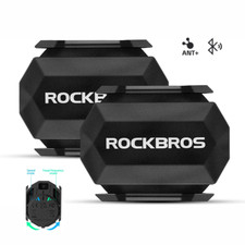 ROCKBROS 2pcs Bike Speed Cadence Sensor Bluetooth ANT+ Wireless IP67 Waterproof picture