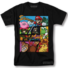 Retro Game Super Smash Bros Classic Games Shirt Retro Vtg Graphic Design T-shirt picture