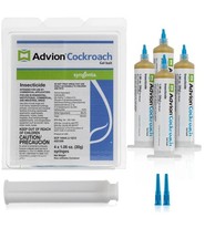 Genuine Advion Cockroach Gel Bait 4 x 30g Syringes Syngenta Tips Plunger picture