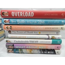 8 Joyce Meyer Hardback Books Inspirational Religious Faith (U61J) picture