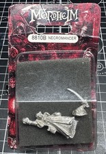 Warhammer Fantasy Mordheim Undead Necromancer 8810B x1 NIB Sealed Metal OOP picture