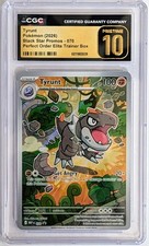 Pokemon - CGC PRISTINE 10 - Tyrunt 070 MEP Black Star Promo Perfect Order Holo picture