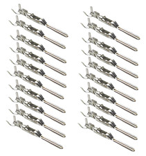 [20x] Male Molex Crimp Terminals, Harley BLACK Waterproof, MX150 picture