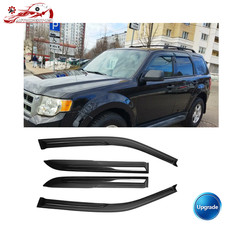Fit 2001-2012 Ford Escape Smoke Mugen Style Window Visors Sun Vent Rain Guard picture