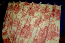 Remade Custom DRAPES Thibaut Toile Chateau Du Loir 2 pc Lined 90