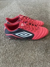 Umbro Classico XII FG Soccer Cleats Vermillion White Black Size 11.5 Mens picture