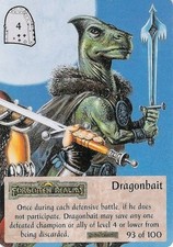 Dragonbait 93/100 - Forgotten Realms Spellfire CCG TSR, Inc. 1994 picture
