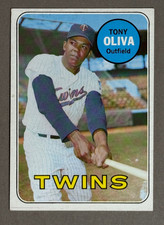 1969 Topps #600 Tony Oliva EX/EX+ Minnesota Twins picture