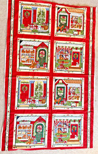 1994 Susan Winget Christmas Fabric Panels 2 Yds x 44