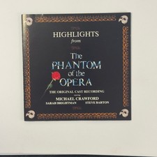 Phantom of the Opera Highlights CD 1987 Original Cast Michael Crawford Polydor picture