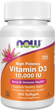 Vitamin D3 10,000 IU Softgels, 240 Count picture