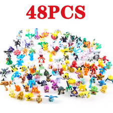 48 Pokemon Mini Figure Toys Pikachu Action Figures | Kids Gift |Party Favors| picture