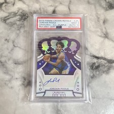 Panini 2019-20 Crown Royale Crown Auto Rookies Jordan Poole CR-JPL /25 PSA 9 10 picture