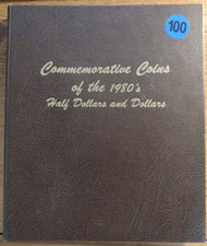 COMMEMORATIVE COINS OF THE 1980'S - DANSCO ALBUM - USED ***SHIPS FREE****#100 picture