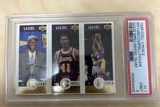 1996 Collector’s Choice Kobe Bryant RC #L1 Team Set Campbell Fisher Mini PSA 9 picture