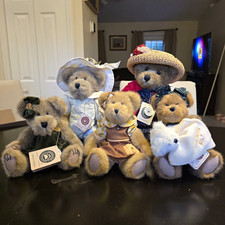 Boyds Bears lot of 5 Eleanor Bearsevelt NWT/Lady Flora Monarch/Camryn Pearsley picture