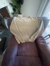 Madewell Beige Raglan Crewneck Sweatshirt Size XS picture