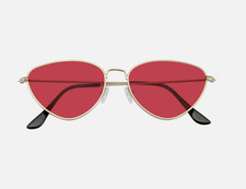 Sunglasses Womens Retro Vintage Small Triangle Fashion Sun Glasses picture
