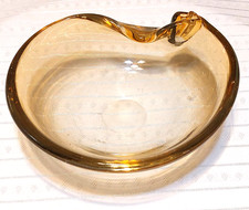 Vintage Murano MCM Sommerso Art Glass Bowl Ashtray Candy Dish picture