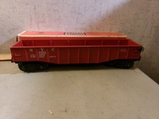 LIONEL RED PAINTED 6462 GONDOLA EXCELLENT CONDITIONPARTIAL BOX picture