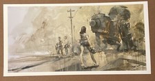 Ashley Wood The Stroll Signed Numbered Art Print 2012 Rare Sold Out 3AA picture
