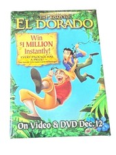 DreamWorks Road to El Dorado DVD Promo Pin Win $1 Million Dec 12 Movie picture