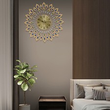 26.4'' Modern 3D Large Wall Clock Metal Watch Art Design Home Living Room Decor picture