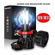 4-sides H11 10000W 1000000LM LED Headlight Low Beam Bulbs Kit Super Bright White picture