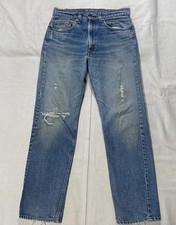 Vintage Levis 501 Jeans Men’s 32x30 Fits 30 Blue Made In USA 80s Distressed 1989 picture