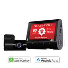 Cobra Smart Dual View Dash Cam SC 250R 4K Parking Live View Mayday 32 GB CarPlay picture