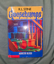 Goosebumps Monster Blood First Edition 1st Print Unnumbered Spine R L Stine 1992 picture